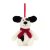 Hund mjukisdjur/julhänge Bashful Puppy Decoration Jellycat