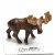 Älg miniatyr porslinsfigur Bull Moose