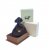 Mops miniatyr av brons Butler & Peach