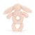 Bashful Blush Bunny Ring Rattle Jellycat