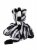 Zebra mjukisdjur 30 cm Zizi Zebra Bear & Me Charlie Bears
