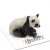 Panda miniatyr porslinsfigur Hua Mei