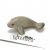 Sjöko miniatyr porslinsfigur Sirenia Manatee