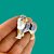 Australian shepherd pin av emalj