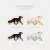 Silken windhound emaljpin