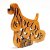 Amerikansk cocker spaniel rysk figurin