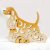 Amerikansk cocker spaniel rysk figurin