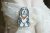 Bearded collie emaljpin Jess