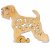 Irish softcoeated wheaten terrier figurin
