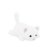 Kattunge mjukisdjur Milo&Millie 13 cm vit