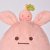 Taylor Persika mjukisdjur 60 cm MIAM ! rose pêche DouDou