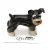 Dvärgschnauzer miniatyr porslinsfigur Pepper