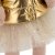 Lucky Yoyo Golden Jacket docka med ram inuti - yorkshireterrier