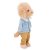 Lucky Sammy Fashionable Boy docka med ram inuti - maltipoo
