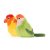 Fågel mjukisdjur A Pair of Lovely Lovebirds JellyCat