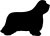 Bearded collie kavel