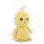 Kyckling mjukisdjur Fluffy the Yellow Chick 25 cm Orange Toys