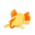 Axolotl mjukisdjur gul 20 cm Orange Toys