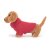 Tax (korthårig) mjukisdjur Sweater Sausage Dog Pink Jellycat