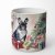 Fransk bulldogg sojaljus doftljus julmotiv