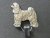 Chinese crested dog powder puff nummerlappshållare