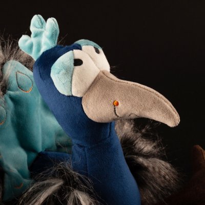 Påfågel mjukisdjur Pfau Ciao Kikeriki Sigikid