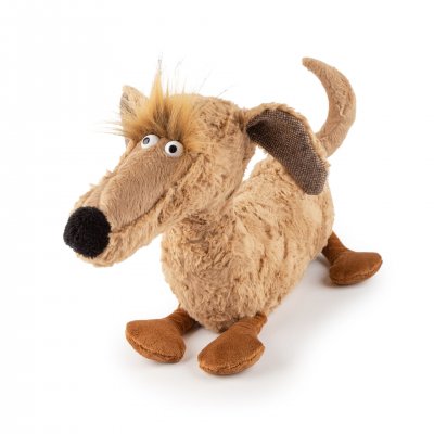Tax (strävhårig) mjukisdjur Sausage Schorschi dachshund BeastsTown Sigikid