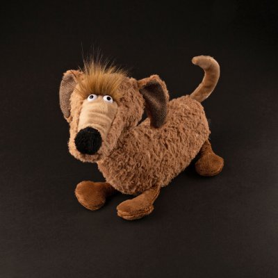 Tax (strävhårig) mjukisdjur Sausage Schorschi dachshund BeastsTown Sigikid