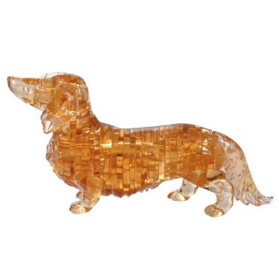 3D crystal puzzle dachshund