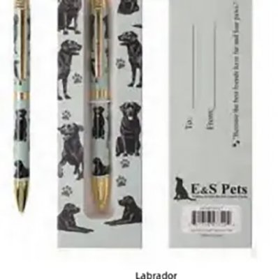 Labrador retriever (svart) kulspetspenna ES