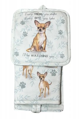 Chihuahua köksset grytlapp/vante/handduk
