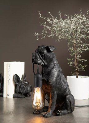 Lampa hund svart/brun Alot