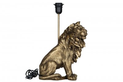 Lampa lejon Mörkguld Alot