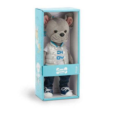 Lucky Maxx Super Style docka med ram inuti - fransk bulldogg