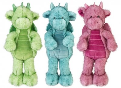 Drake mjukisdjur tre olika färger 23 cm Oh So Soft