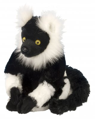 Black and white ruffed Lemur mjukisdjur 20 cm Wild Republic x