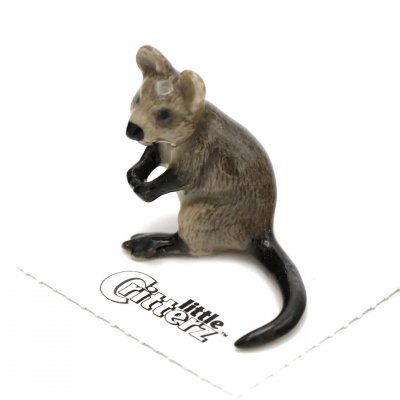 Quokka miniatyr porslinsfigur Happy