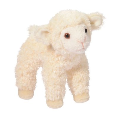 Lamm mjukisdjur med ljud Little Bit Lamb Douglas