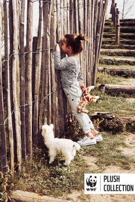 Alpacka mjukisdjur brun 31 cm WWF o