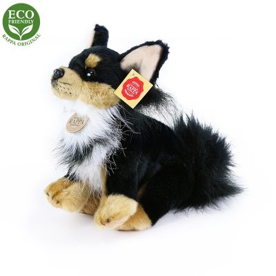 Chihuahua (långhårig) mjukisdjur 24 cm Rappa