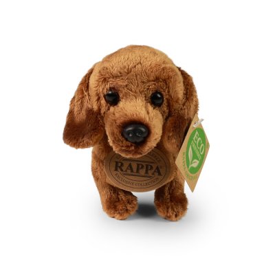 Tax (korthårig) mjukisdjur 19 cm två färger Rappa