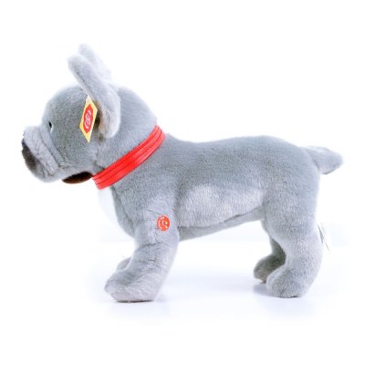Fransk bulldogg mjukisdjur stående grå Rappa