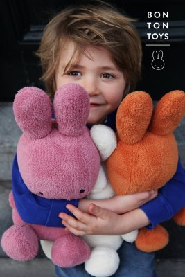 Kanin mjukisdjur Miffy Terry Raspberry Pink 33 cm