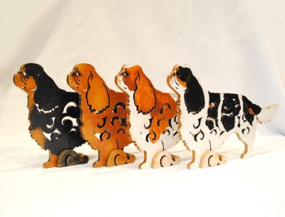 King charles spaniel figurin
