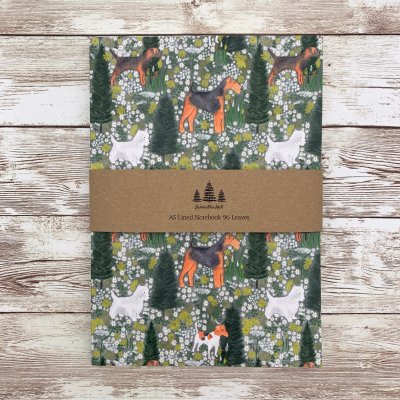 Terrier anteckningsbok A5 Samantha Hall