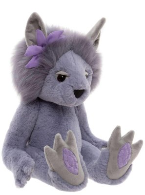 Troll mjukisdjur 29 cm Amethyst Boo Bearhouse by Charlie Bears