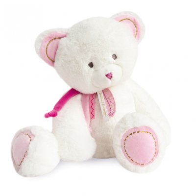 Nalle mjukisdjur Ours Pink 30 cm i presentbox
DouDou