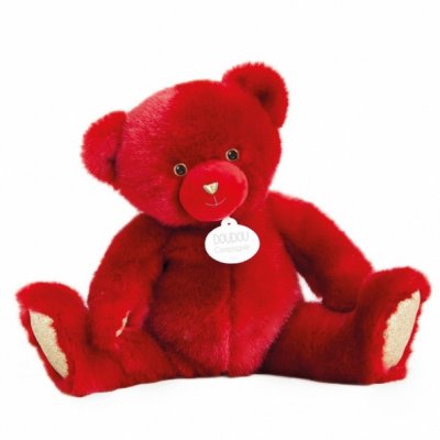 Nallebjörn mjukisdjur Bear Collection röd 37 cm DouDou