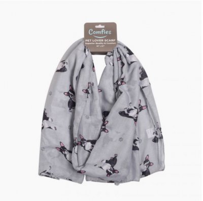 Bostonterrier scarf ES