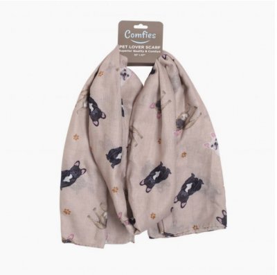 Fransk bulldogg scarf ES